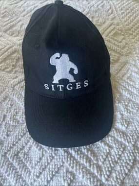 Michael Kors Black Baseball Cap with White Sitges Logo